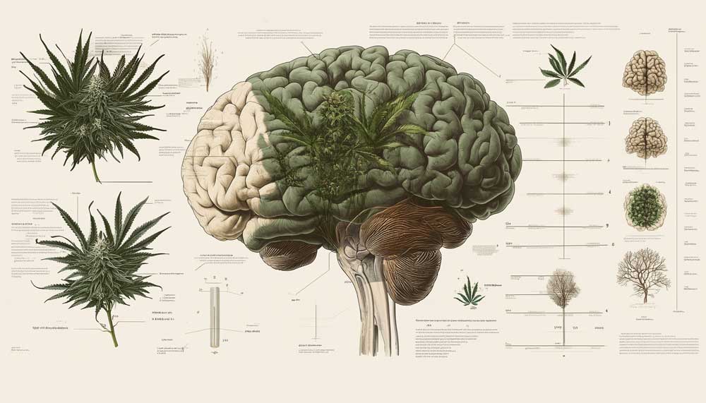 Visual guide showing how weed can act as a stimulant or depressant, depending on strain, dose, and individual response.