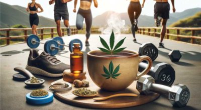 Cannabis tea natural sports supplement